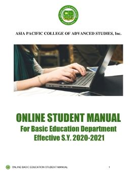 Online Basic Education Student Manual 