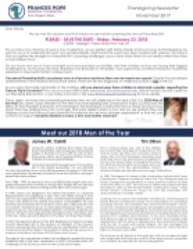 Frances Pope Newsletter