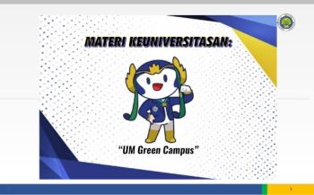Materi Universitas_UM Green Campus