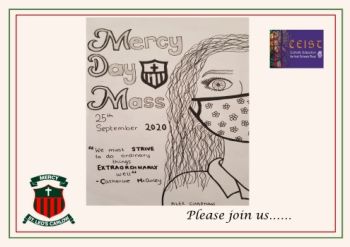 Invitation to Mercy Day Mass 2020-21