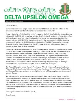 DUOJune201 Newsletter