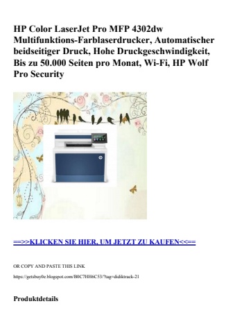 2355 hp color laserjet pro mfp 4302dw multifunktions-farblaserdrucker  automatischer beidseitiger druck