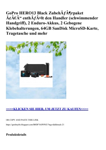 6605 gopro hero13 black zubehãƒâ¶rpaket ã¢â€â“ enthãƒâ¤lt den handler  schwimmender handgriff   2 enduro