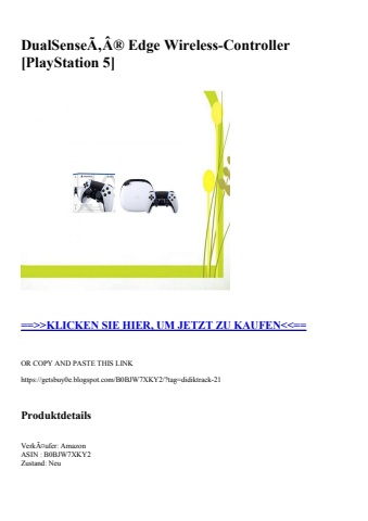 0271 dualsenseã‚â® edge wireless-controller  playstation 5