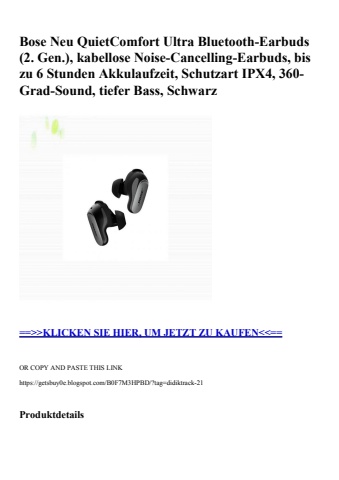 0010 bose neu quietcomfort ultra bluetooth-earbuds  2