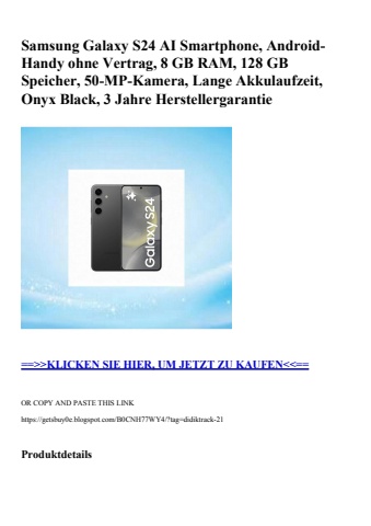 3435 samsung galaxy s24 ai smartphone  android-handy ohne vertrag  8 gb ram  128 gb speicher  50-mp-kame