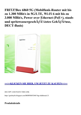 8021 fritz box 6860 5g  mobilfunk-router mit bis zu 1