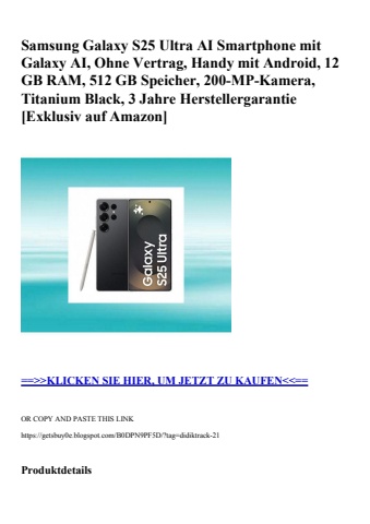 7571 samsung galaxy s25 ultra ai smartphone mit galaxy ai  ohne vertrag  handy mit android  12 gb ram  5