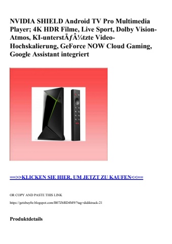 0592 nvidia shield android tv pro multimedia player  4k hdr filme  live sport  dolby vision-atmos  ki-un