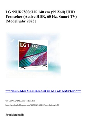 6210 lg 55ur78006lk 140 cm  55 zoll  uhd fernseher  active hdr  60 hz  smart tv   modelljahr 2023