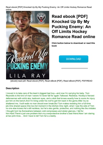 read ebook [pdf] knocked up by my pucking enemy an off limits hockey romance read online