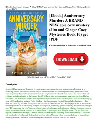 [ebook] anniversary murder a brand new epic cozy mystery (jim and ginger cozy mysteries book 10) get