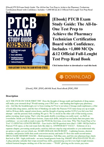 [ebook] ptcb exam study guide the all-in-one test prep to achieve the pharmacy technician certificat