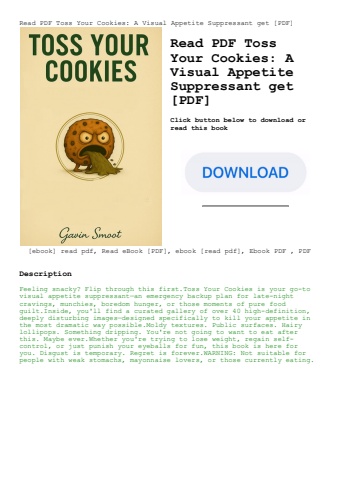 read pdf toss your cookies a visual appetite suppressant get [pdf]