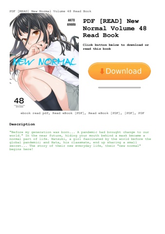 pdf [read] new normal volume 48 read book