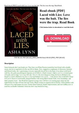 read ebook [pdf] laced with lies love was the bait