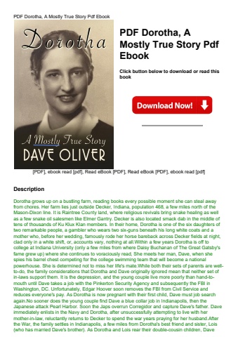 pdf dorotha  a mostly true story pdf ebook