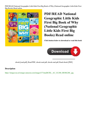 pdfread national geographic little kids first big book of why (national geographic little kids first