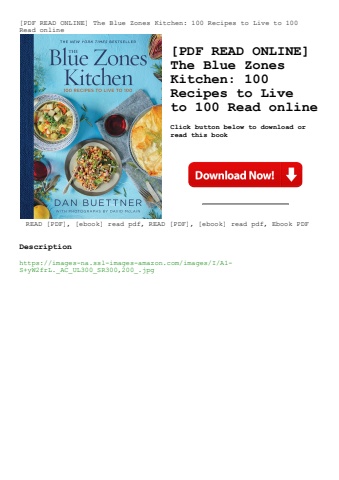 [pdf read online] the blue zones kitchen 100 recipes to live to 100 read online