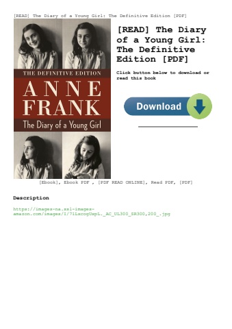 [read] the diary of a young girl the definitive edition [pdf]