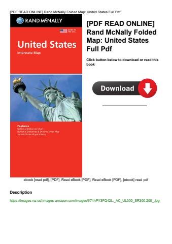 [pdf read online] rand mcnally folded map united states full pdf