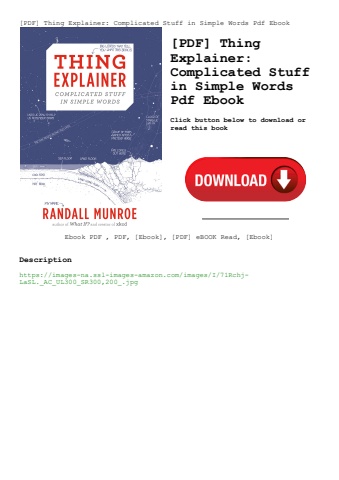 [pdf] thing explainer complicated stuff in simple words pdf ebook
