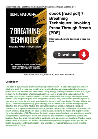 ebook [read pdf] 7 breathing techniques invoking prana through breath [pdf]