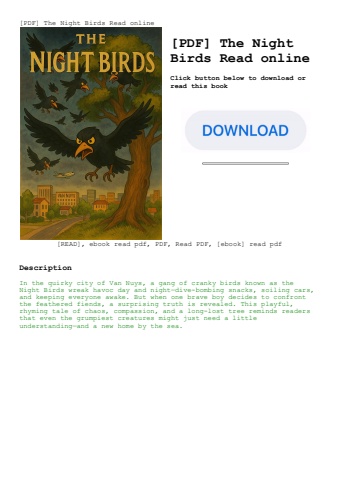 [pdf] the night birds read online