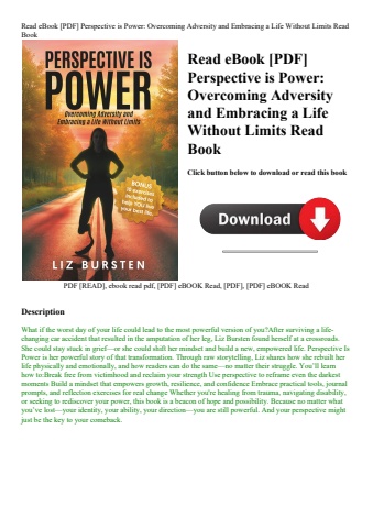 read ebook [pdf] perspective is power overcoming adversity and embracing a life without limits read