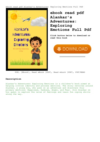 ebook read pdf alankar's adventures exploring emotions full pdf