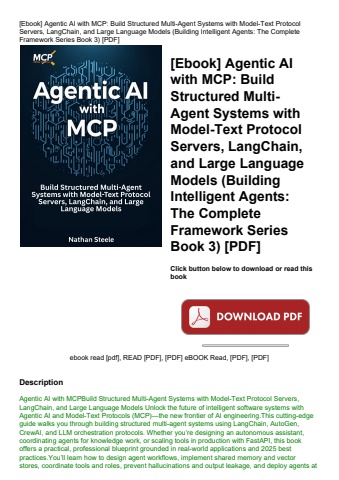 [ebook] agentic ai with mcp build structured multi-agent systems with model-text protocol servers  l