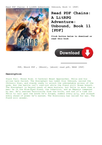 read pdf chains a litrpg adventure unbound  book 11 [pdf]