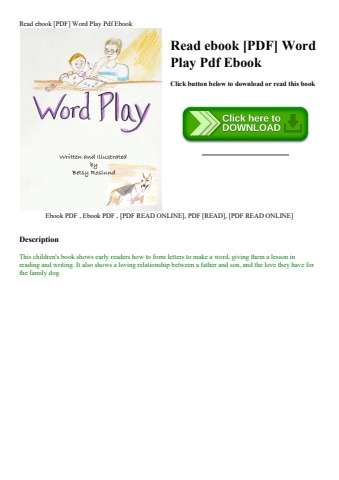 read ebook [pdf] word play pdf ebook