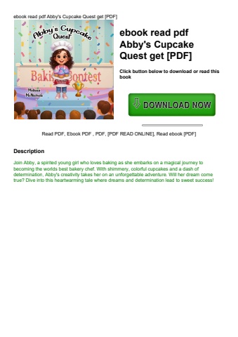 ebook read pdf abby's cupcake quest get [pdf]