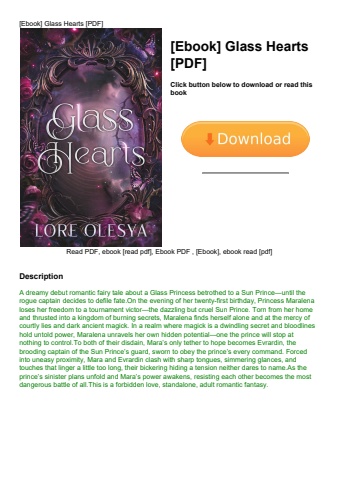 [ebook] glass hearts [pdf]