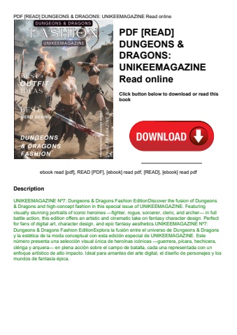 pdf [read] dungeons & dragons unikeemagazine read online