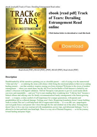 ebook [read pdf] track of tears derailing estrangement read online