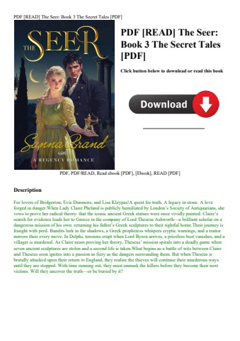 pdf [read] the seer book 3 the secret tales [pdf]