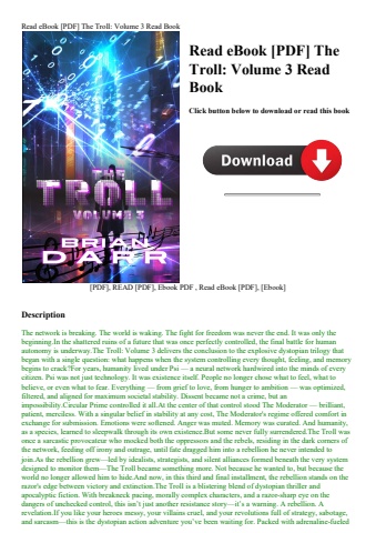 read ebook [pdf] the troll volume 3 read book
