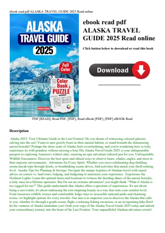 ebook read pdf alaska travel guide 2025 read online