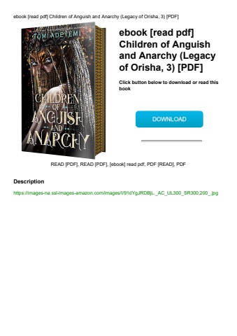 ebook [read pdf] children of anguish and anarchy (legacy of orisha  3) [pdf]