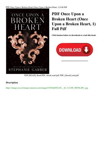 pdf once upon a broken heart (once upon a broken heart  1) full pdf