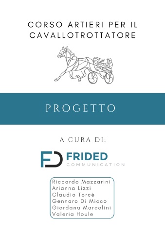 Progetto corso artieri per il cavallo trottatore