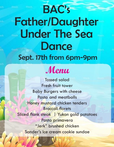 Father Daughter Menu