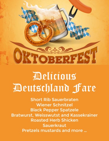 Oktoberfest Menu