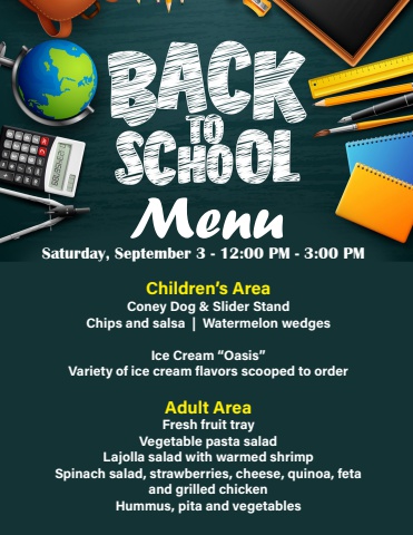 SCHOOL MENU