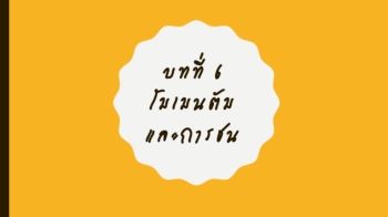 บทที่ 6  โมเมนตัมและการชน 