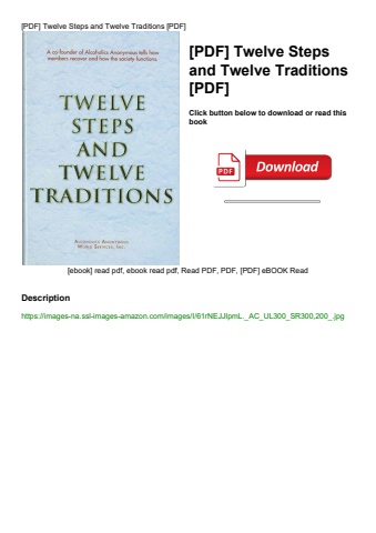 [pdf] twelve steps and twelve traditions [pdf]