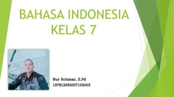 BAHASA INDONESIA KELAS 7