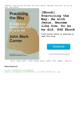 [ebook] practicing the way be with jesus